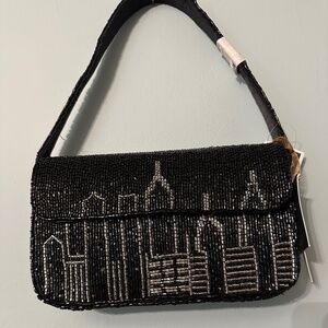 Skyline beaded bag